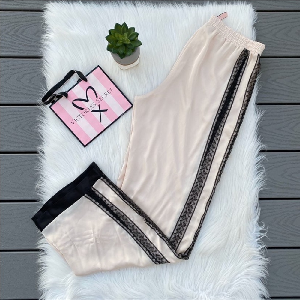 Victorias Secret Lace Detail Pajama Pants